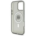 Etui Karl Lagerfeld IML Metal Karl Head MagSafe na iPhone 16 Pro Max - czarne Karl Lagerfeld