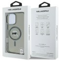 Etui Karl Lagerfeld IML Metal Karl Head MagSafe na iPhone 16 Pro Max - czarne Karl Lagerfeld