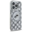 Etui Karl Lagerfeld IML Monogram Karl & Choupette Head MagSafe na iPhone 16 Pro - przezroczyste Karl Lagerfeld