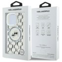 Etui Karl Lagerfeld IML Monogram Karl & Choupette Head MagSafe na iPhone 16 Pro - przezroczyste Karl Lagerfeld