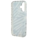 Etui Karl Lagerfeld IML Zebra Pattern & Cord na iPhone 16 - czarne Karl Lagerfeld