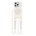 Etui Tech-Protect MagNecklace MagSafe na iPhone 16 Pro Max - beżowe Tech-Protect