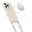Etui Tech-Protect MagNecklace MagSafe na iPhone 16 Pro Max - beżowe Tech-Protect