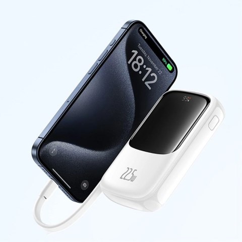 Powerbank Baseus Qpow Pro+ 22.5W 10000mAh USB-C - biały Baseus