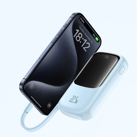 Powerbank Baseus Qpow Pro+ 22.5W 10000mAh USB-C - niebieski Baseus