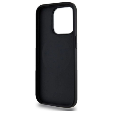 Etui DKNY Plain Logo MagSafe na iPhone 15 Pro - czarne DKNY