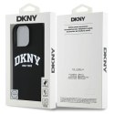 Etui DKNY Silicone White Printed Logo MagSafe na iPhone 16 Pro - czarne DKNY