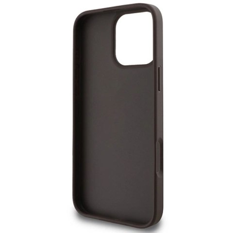 Etui Guess 4G Classic na iPhone 16 Pro Max - brązowe Guess