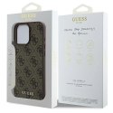 Etui Guess 4G Classic na iPhone 16 Pro Max - brązowe Guess