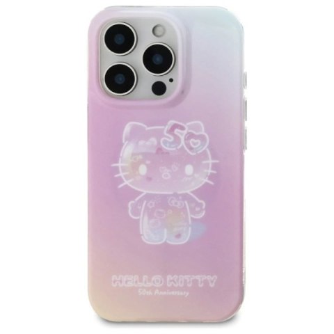 Etui Hello Kitty IML 50th Anniversary Magsafe na iPhone 16 Pro Max - różowe Hello Kitty
