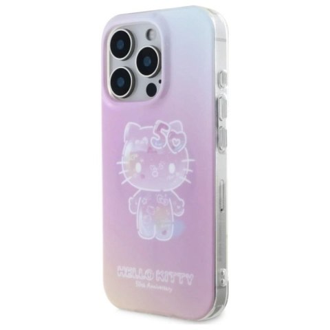 Etui Hello Kitty IML 50th Anniversary Magsafe na iPhone 16 Pro - różowe Hello Kitty