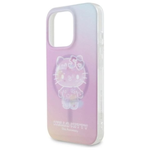 Etui Hello Kitty IML 50th Anniversary Magsafe na iPhone 16 Pro - różowe Hello Kitty