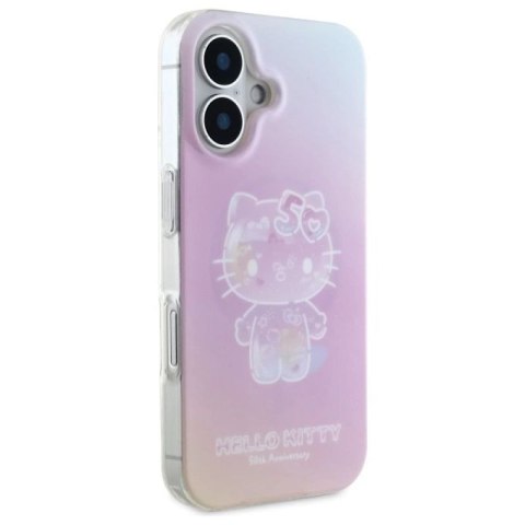Etui Hello Kitty IML 50th Anniversary Magsafe na iPhone 16 - różowe Hello Kitty