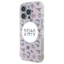 Etui Hello Kitty IML All Over Paris Magsafe na iPhone 16 Pro Max - różowe Hello Kitty