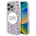Etui Hello Kitty IML All Over Paris Magsafe na iPhone 16 Pro - różowe Hello Kitty