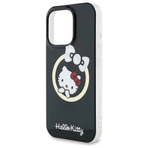 Etui Hello Kitty IML Fun Bow Magsafe na iPhone 16 Pro - czarne Hello Kitty