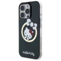 Etui Hello Kitty IML Fun bow Magsafe na iPhone 16 Pro Max - czarne Hello Kitty