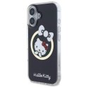 Etui Hello Kitty IML Fun bow Magsafe na iPhone 16 - czarne Hello Kitty