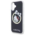 Etui Hello Kitty IML Fun bow Magsafe na iPhone 16 - czarne Hello Kitty
