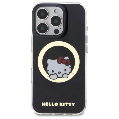 Etui Hello Kitty IML Sweet Kitty Magsafe na iPhone 16 Pro - czarne Hello Kitty