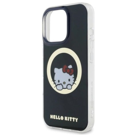 Etui Hello Kitty IML Sweet Kitty Magsafe na iPhone 16 Pro - czarne Hello Kitty