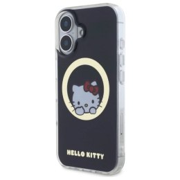 Etui Hello Kitty IML Sweet Kitty Magsafe na iPhone 16 - czarne Hello Kitty