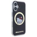 Etui Hello Kitty IML Sweet Kitty Magsafe na iPhone 16 - czarne Hello Kitty