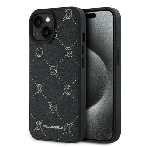 Etui Karl Lagerfeld Karl Head MagSafe na iPhone 15 Plus - czarne Karl Lagerfeld