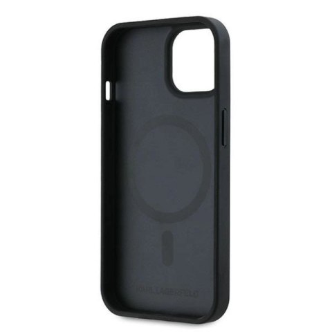 Etui Karl Lagerfeld Karl Head MagSafe na iPhone 15 Plus - czarne Karl Lagerfeld
