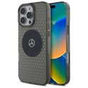 Etui Mercedes MB Case Star Pattern na iPhone 16 Pro - czarne Mercedes