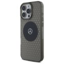 Etui Mercedes MB Case Star Pattern na iPhone 16 Pro - czarne Mercedes