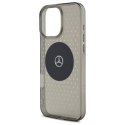 Etui Mercedes MB Case Star Pattern na iPhone 16 Pro - czarne Mercedes