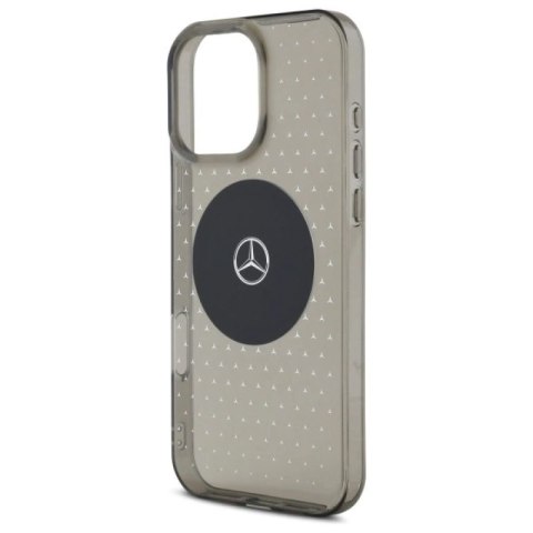 Etui Mercedes MB Case Star Pattern na iPhone 16 Pro - czarne Mercedes
