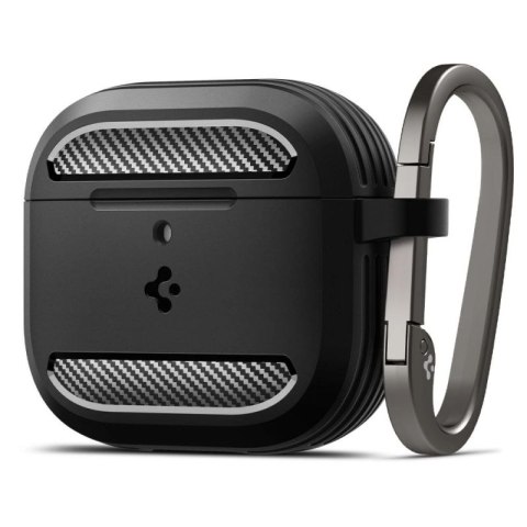 Etui Spigen Rugged Armor na AirPods 4 - czarne Spigen