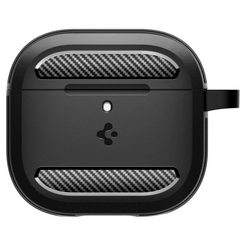 Etui Spigen Rugged Armor na AirPods 4 - czarne Spigen