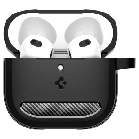 Etui Spigen Rugged Armor na AirPods 4 - czarne Spigen