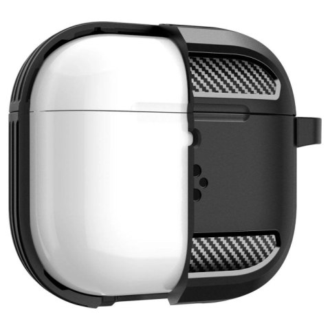 Etui Spigen Rugged Armor na AirPods 4 - czarne Spigen