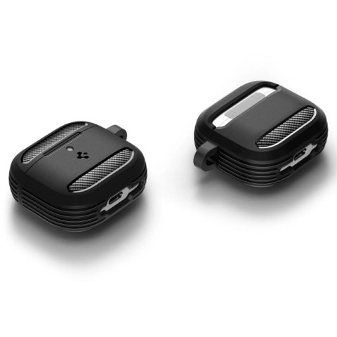Etui Spigen Rugged Armor na AirPods 4 - czarne Spigen