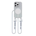 Etui Tech-Protect MagNecklace MagSafe ze smyczą na iPhone 16 Pro Max - szare Tech-Protect