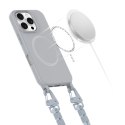 Etui Tech-Protect MagNecklace MagSafe ze smyczą na iPhone 16 Pro Max - szare Tech-Protect