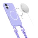 Etui Tech-Protect MagNecklace MagSafe ze smyczą na iPhone 16 - fioletowe Tech-Protect