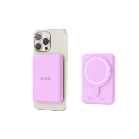 Powerbank Tech-Protect LifeMag MagSafe PB10 5000 mAh - różowy Tech-Protect