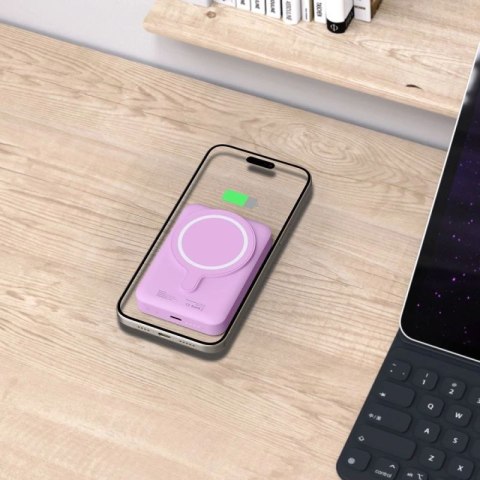 Powerbank Tech-Protect LifeMag MagSafe PB11 10000 mAh - różowy Tech-Protect