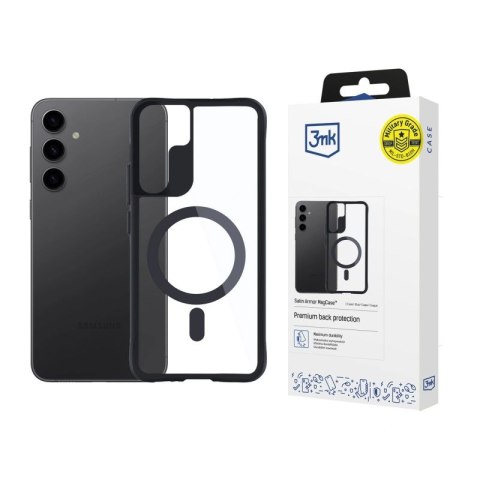 Etui 3mk Satin Armor MagCase na Samsung Galaxy S24+ - przezroczyste 3mk Protection