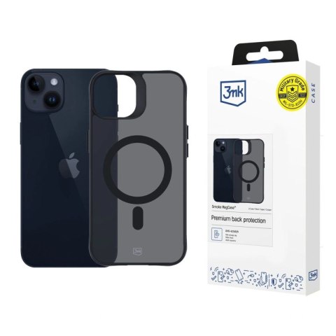 Etui 3mk Smoke MagCase z MagSafe na iPhone 14 Plus - półprzezroczyste 3mk Protection