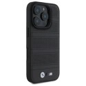 Etui BMW M Perforated And Stitched Line MagSafe na iPhone 16 Pro Max - czarne BMW