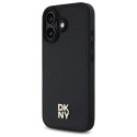 Etui DKNY Repeat Pattern Stack Logo MagSafe iPhone 16 - czarne DKNY