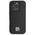 Etui DKNY Repeat Pattern Stack Logo MagSafe na iPhone 16 Pro Max - czarne DKNY