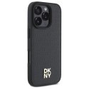 Etui DKNY Repeat Pattern Stack Logo MagSafe na iPhone 16 Pro Max - czarne DKNY