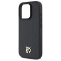 Etui DKNY Repeat Pattern Stack Logo MagSafe na iPhone 16 Pro - czarne DKNY